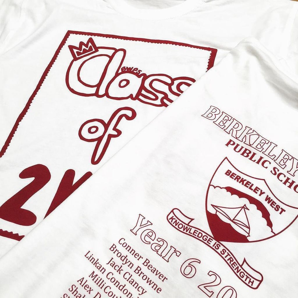 TshirtWorkshop's tweet photo. School leavers tees🙌🎉
.
.
#customtees #screenprinting #handprinted #schoolleavers #schooltees #kidstees #local #wo… https://t.co/4kPQck41t7 https://t.co/PWfE6JzRPE