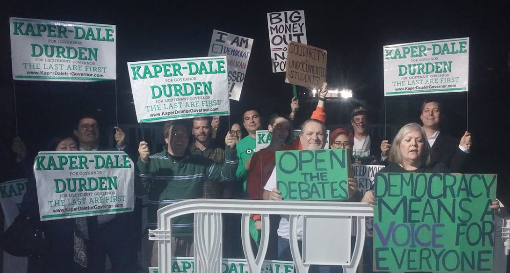 KaperDale's tweet photo. The voters of #NJ deserve to know that they have a REAL choice on Nov. 7: Seth Kaper-Dale. #OpenTheNJDebates @OpenTheDebates #NJGovDebate https://t.co/3uD6ZZPir9
