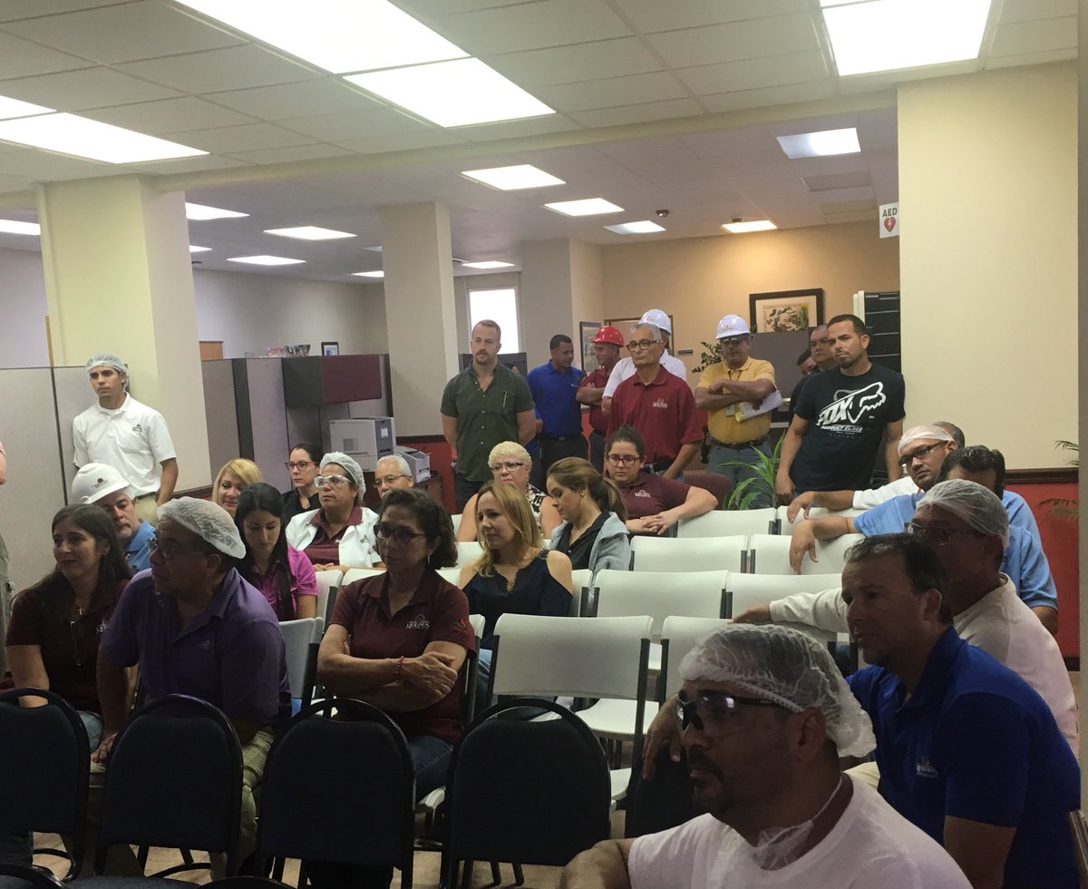 BillStoufer's tweet photo. Could not be more proud to be associated with Molinos de Puerto Rico.  Inspiring team doing great things for each other, customer, community https://t.co/oS41xNRqqy