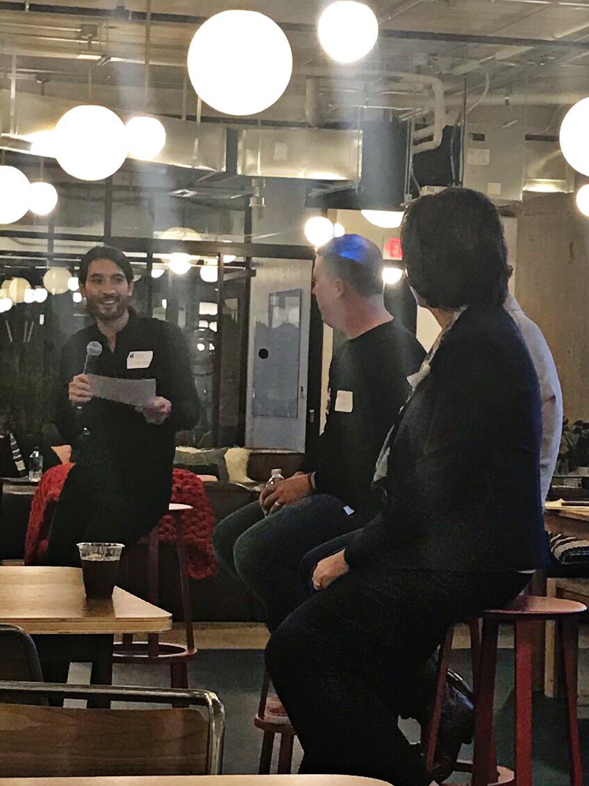 jessicaleepalm's tweet photo. Way to go, #KC Network of @kualumni! What a compelling event hearing from #KUMakersInKC. #ProudMember https://t.co/2pqz2r3KW2