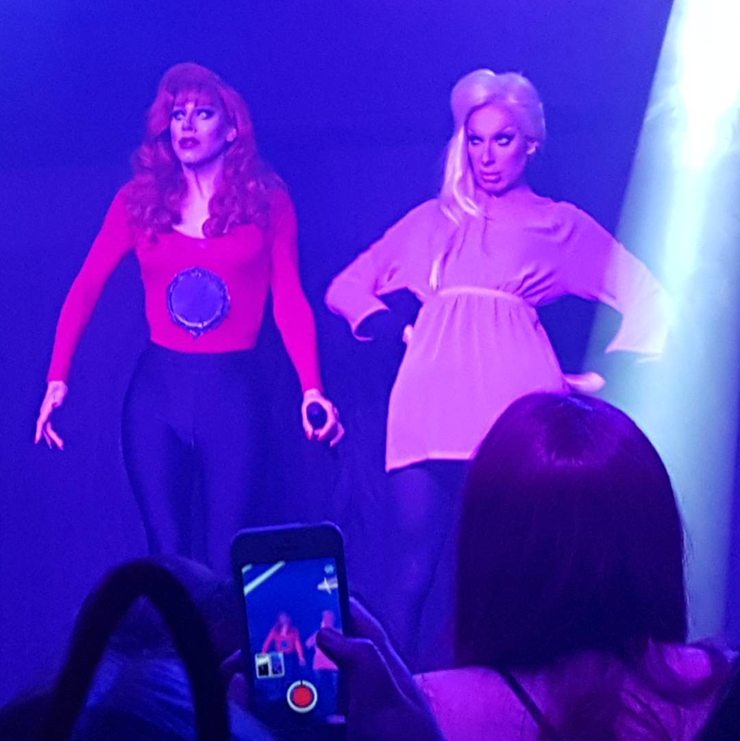 aIaskadaily's tweet photo. Alaska and Sharon on Liverpool, UK 
 
📸: amylouiseburton / david_sammon / fibrarian https://t.co/fCrwmjZR1y