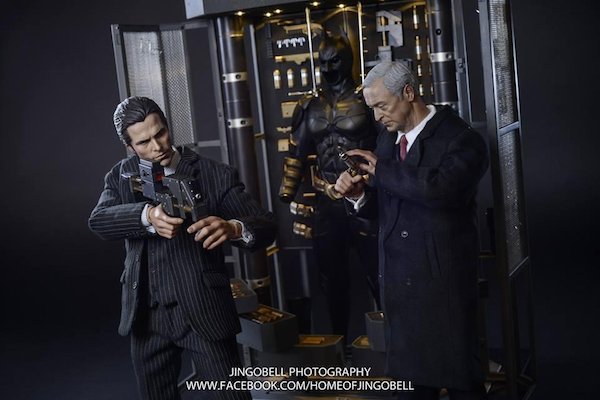 hot toys dark knight armory