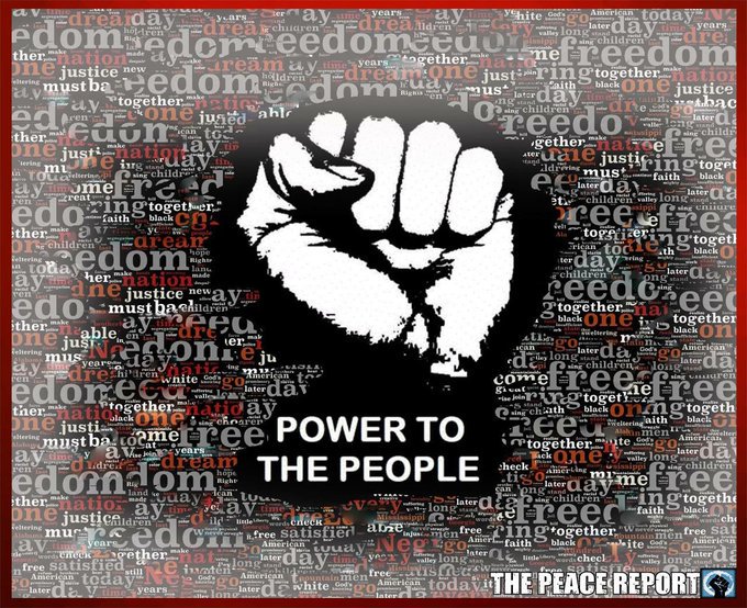 eldiablo0786's tweet photo. #POWER TO THE #PEOPLE

via @cherylcorless41

#InspireThemRetweetTuesday
#ThinkBIGSundayWithMarsha
#IQRTG #ROSEARMY #BeBrave #Unite #Freedom https://t.co/8MkxBeKRR1