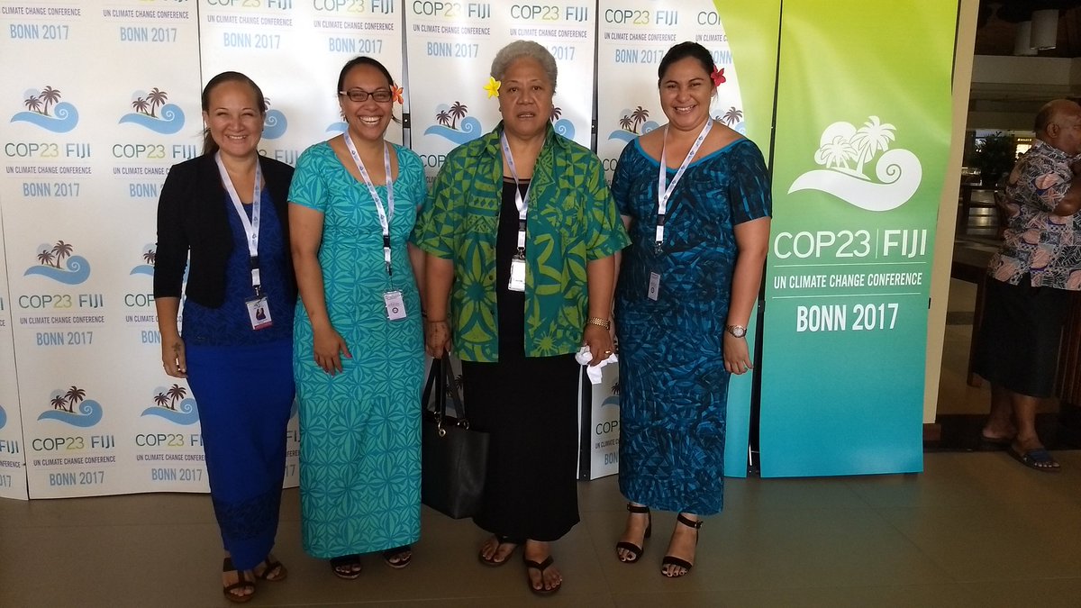 Samoas delegation to #PreCop23 demonstrated women leadership in climate change. Led by Deputy PM of Samoa Hon. Fiame Naomi Mataafa