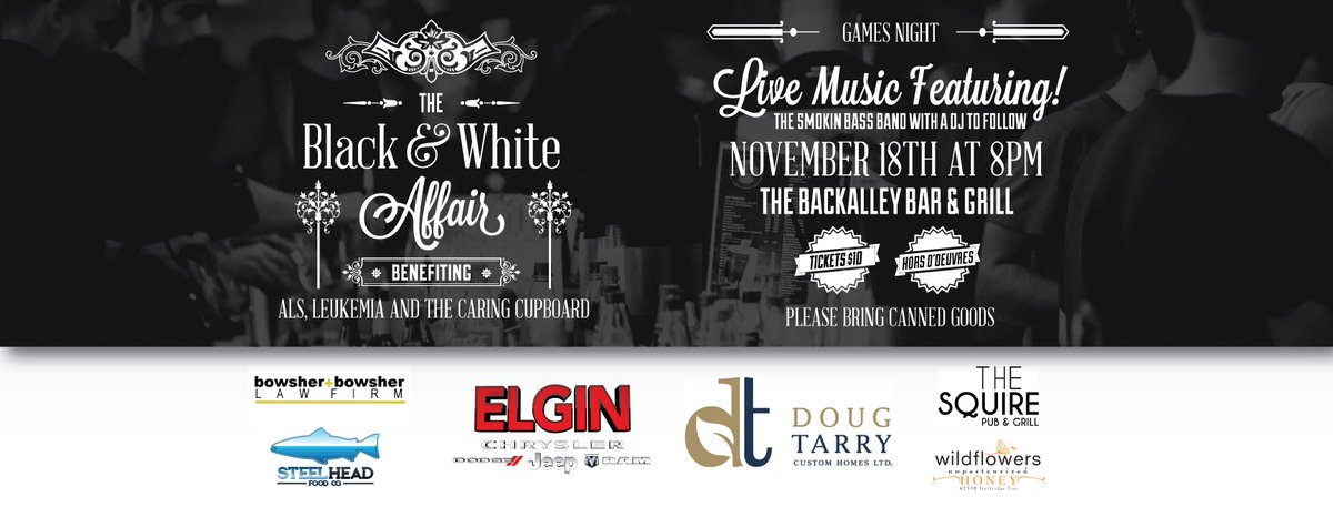 Black_WhiteStT's tweet photo. Please support our sponsors! If your business would like to sponsor the Black & White Affair benefiting ALS, Leukemia and the Caring Cupboard, send us an email to armycrewprez@gmail.com #BW2017 #stthomasproud https://t.co/Uzqg4Z7Dsz