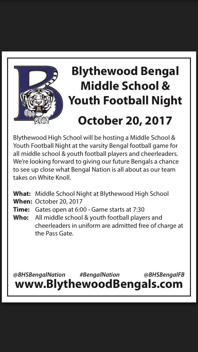 Come run thru the Bengal! 🏈🐅