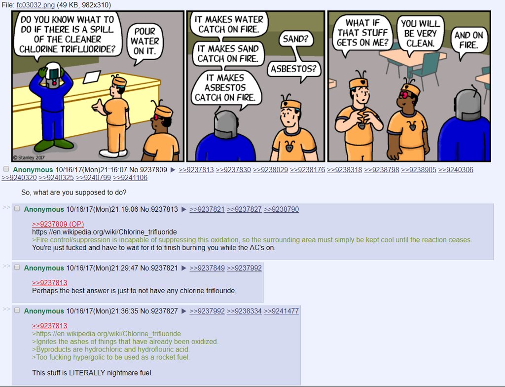 Chlorine Trifluoride Spill