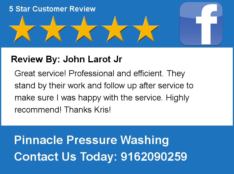 PinnaclePressur's tweet photo. Review By: John Larot Jr Great service! Professional and efficient. They stand by their work and follow up after ser https://t.co/vp88s6DaTO