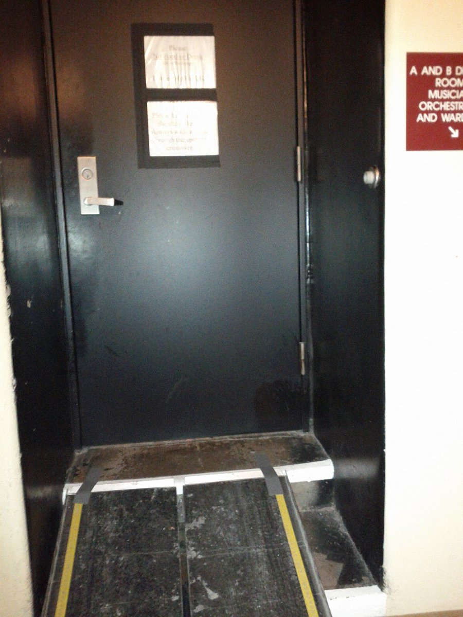 wheelchairdancr's tweet photo. #RampFail One of the many reasons why we have to be diligent about keeping accessibility apart of the narrative. #Disability #Architecture https://t.co/fNdxB1p8wB