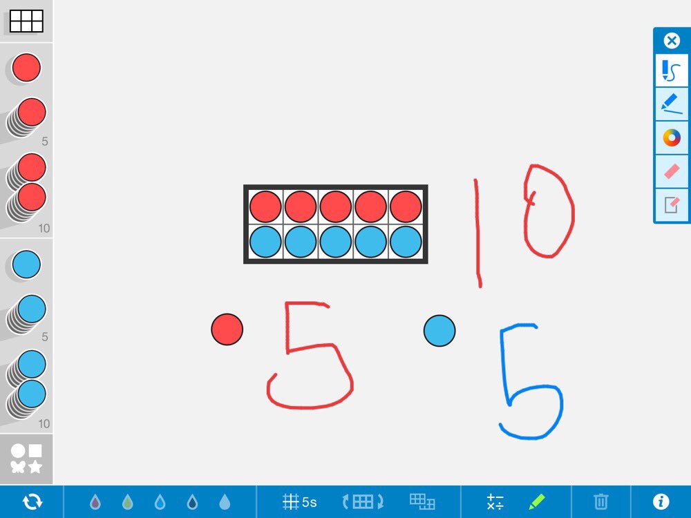 mrs_ali_cabral's tweet photo. #appsmashing with the #numberframes app and @Seesaw to compose numbers and record student explanations! https://t.co/CX3ErFlLls