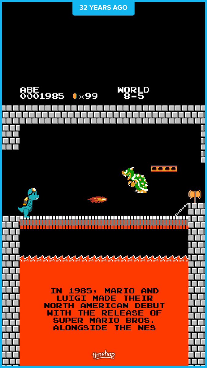 RetroGamingMM's tweet photo. 32 años de super mario bros!!
#RGMMex https://t.co/C7BIlDnNkt