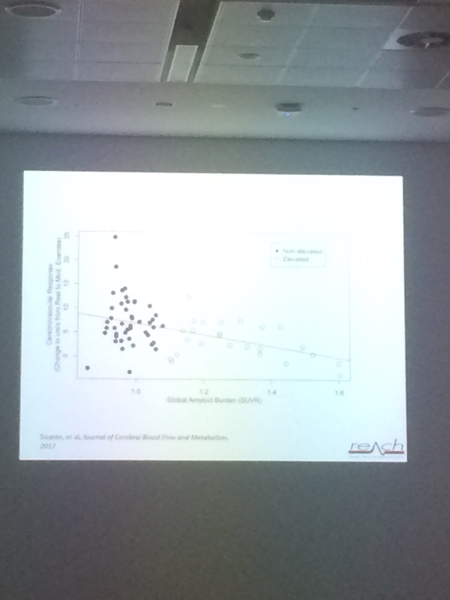 Coralie_English's tweet photo. .@Sandy_REACHLab CV response to #exercise ⬇️ in people w ⬆️ amyloid #APAMomentum @ACTIOnStroke @Physios4PA https://t.co/4x9VCxl8Pk
