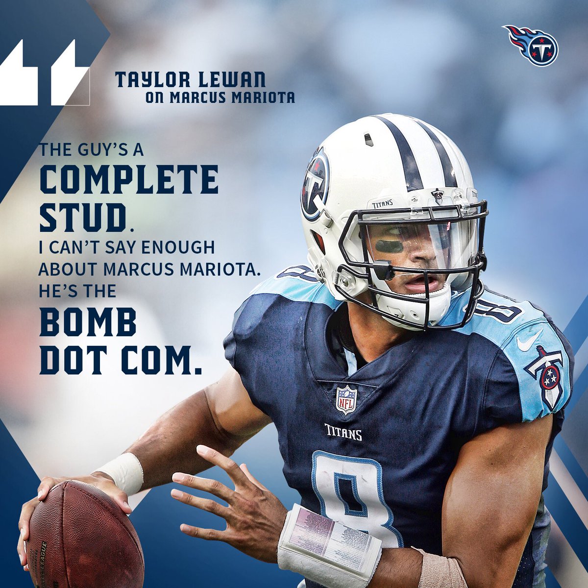 Titans's tweet image. Complete Stud. The Bomb Dot Com. #TitanUp