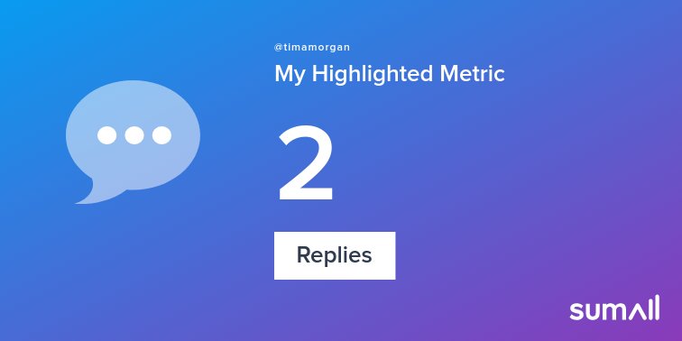 timamorgan's tweet photo. My week on Twitter 🎉: 2 Mentions, 2 Replies, 4 Tweets. See yours with https://t.co/lvWKTLGHB8 https://t.co/RZfCvq5OaJ