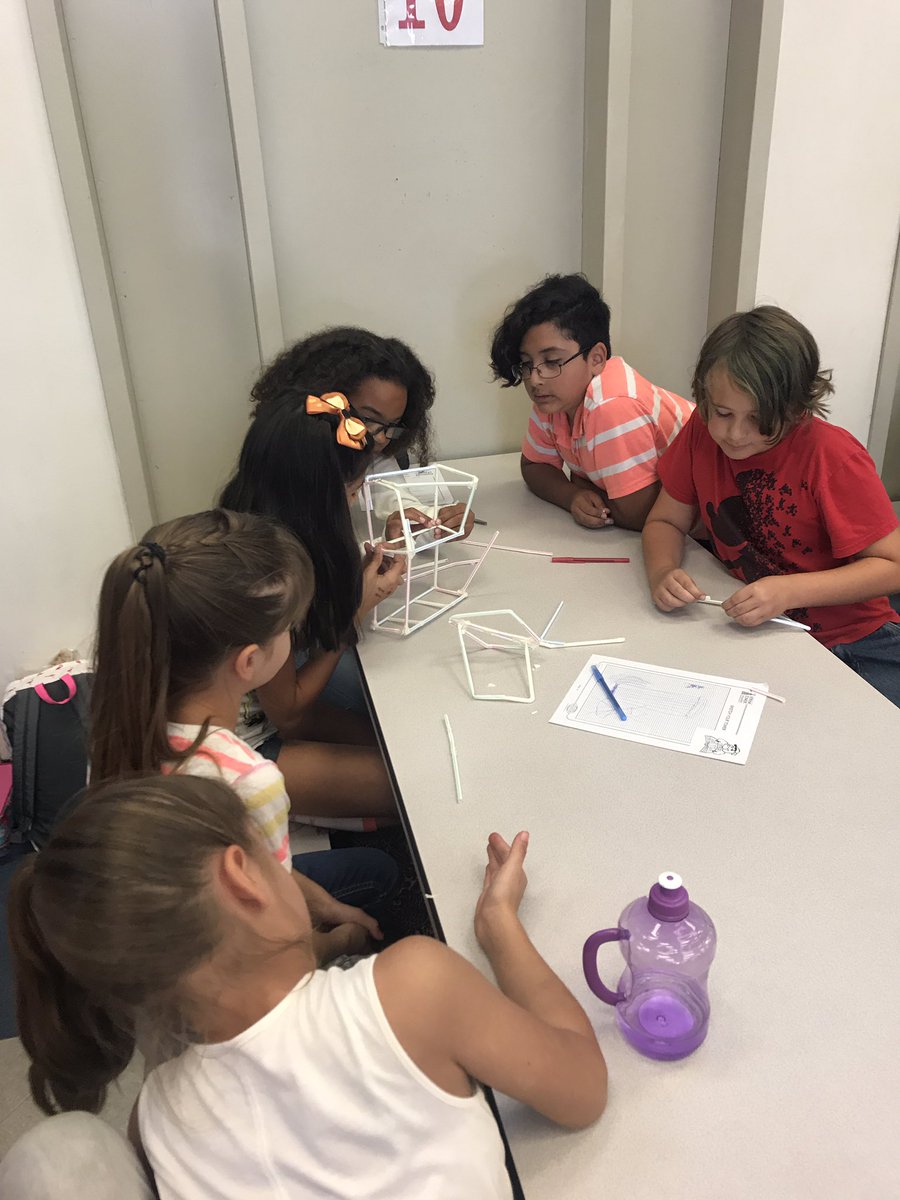 teachrundisney's tweet photo. Straw tower challenge...can you build the tallest tower that can hold a tennis ball at the top? #hesdpride #bulldogpride #gateengineers https://t.co/4UY1DKxEef