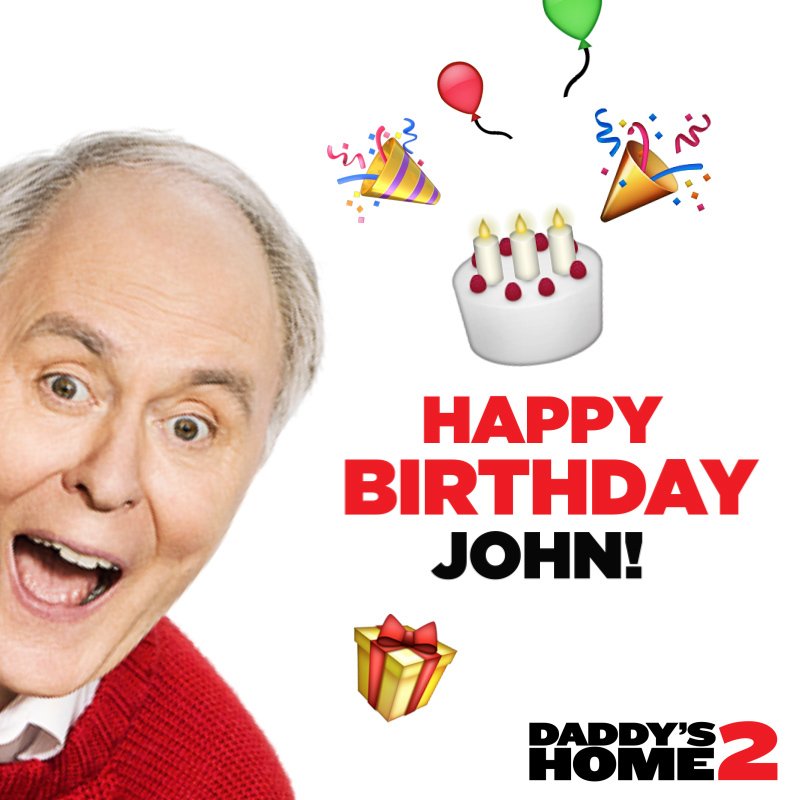 Happy Birthday to John Lithgow, or as we like to call him: Pop-Pop. 