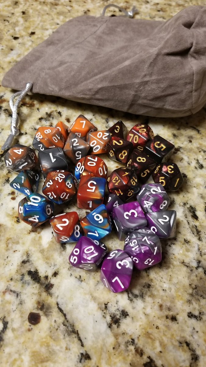 Got my dice today from <a href="/SettlingGeek/">SettlingGeek</a> beautiful sets, and great customer service!
