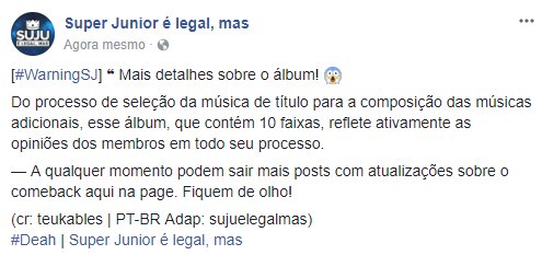 sujuelegalmas's tweet photo. ⚠️ [#WarningSJ] "PLAY", próximo álbum do SJ, contará com 10 músicas! 😍 https://t.co/jk9KvlvTE4 #슈퍼주니어PLAY https://t.co/ISf73zKSQn
