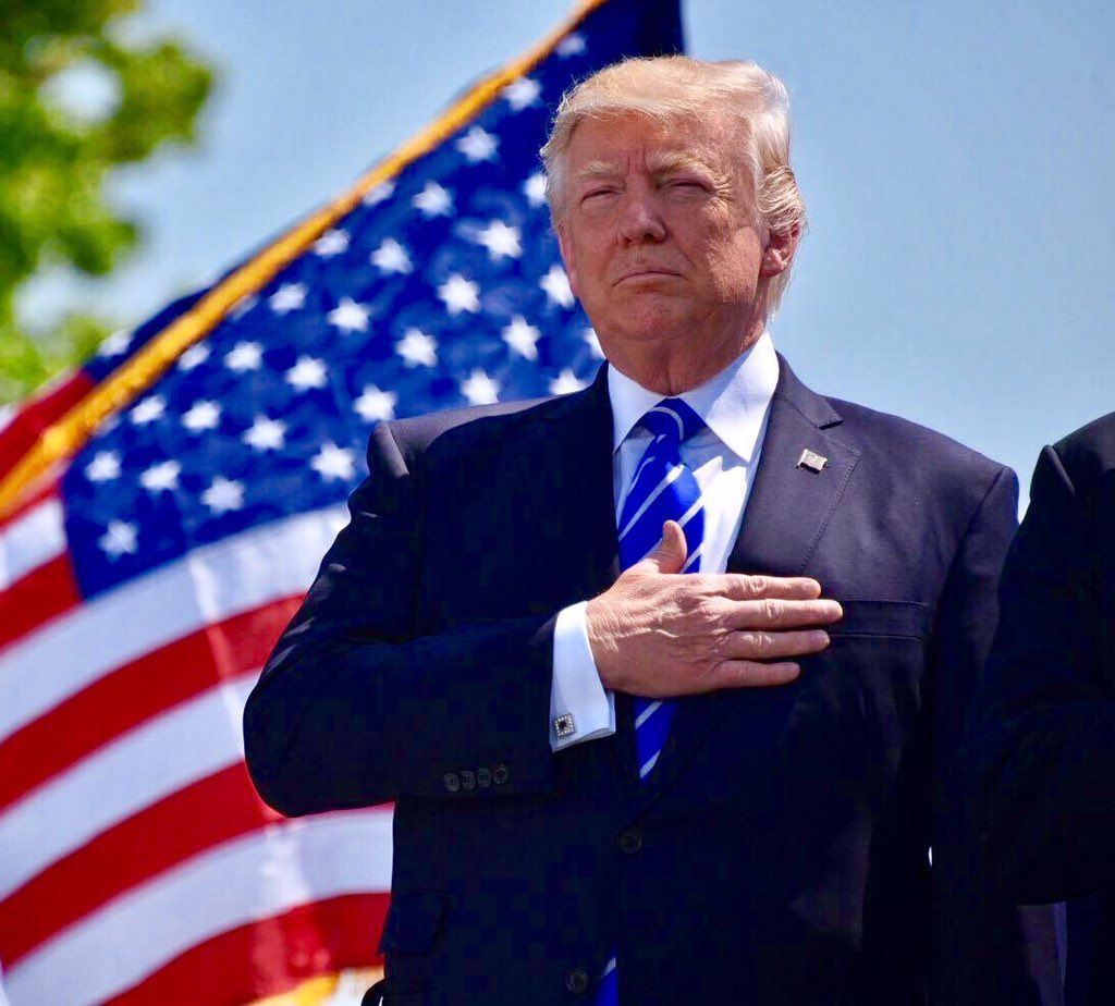 SheriffClarke's tweet photo. N0 ONE is MORE sensitive after the death of a military serviceman killed in action than @realDonaldTrump. Anyone saying otherwise is a liar. https://t.co/b4Xz30XDET