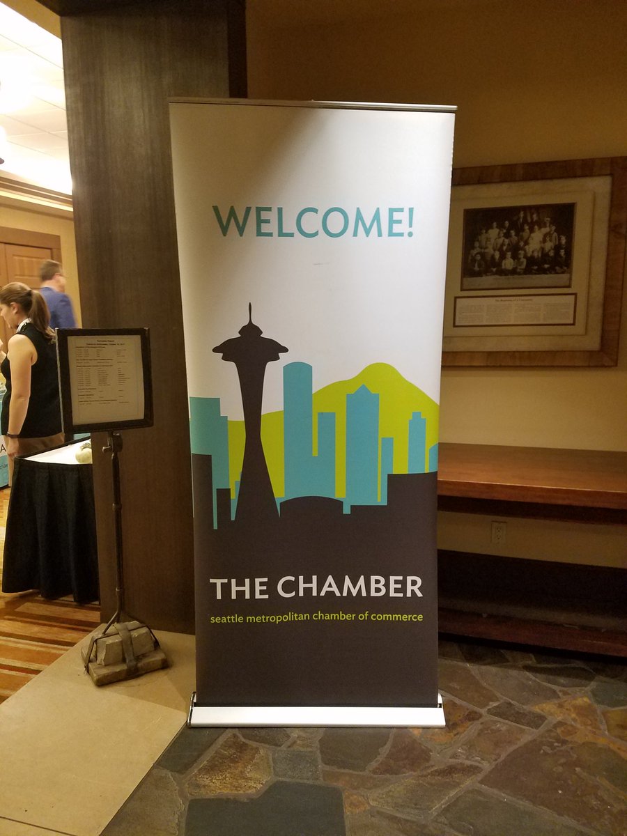 WSU_Cougar_Pres's tweet photo. Glad to be representing WSU at the @SeattleChamber Regional Leadership Conference - we are making a difference in WA! #GoCougs #RCL2017 https://t.co/FdMzMedEdi