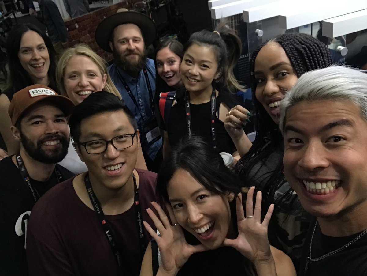 garethpon's tweet photo. Here’s selfies with!l our #MakeItImpactful Squad at @Adobe - check out our website https://t.co/mg23mRfAnw #AdobePartner #AdobeMAX https://t.co/roQK7tc3yE