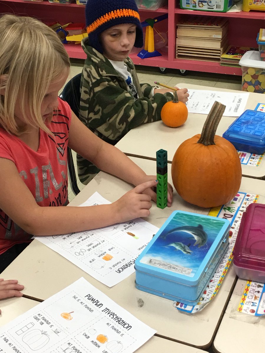 loriwarren74's tweet photo. My kindergarteners investigating and measuring pumpkins! https://t.co/jZtQ0GXuQB