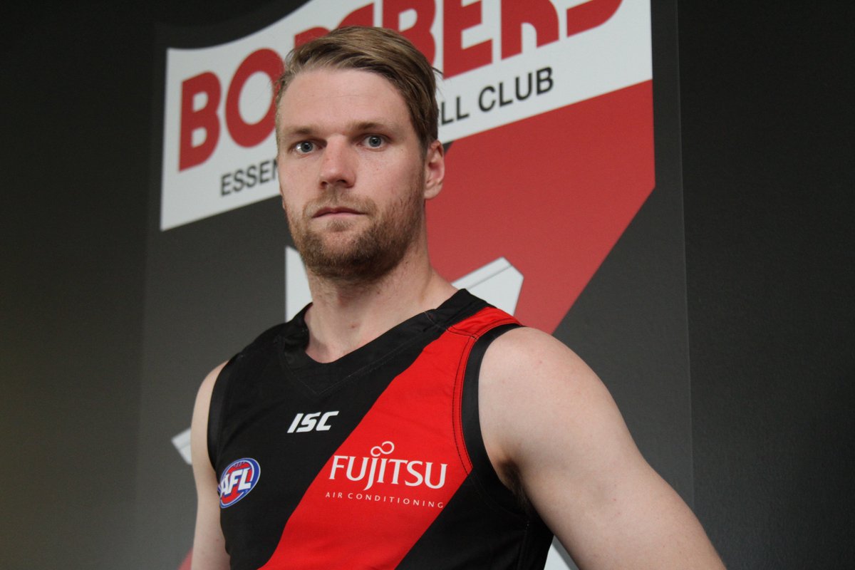 essendonfc's tweet photo. Welcome to the Bombers @JStringer9! 

#DonTheSash https://t.co/N3JKwHymTE