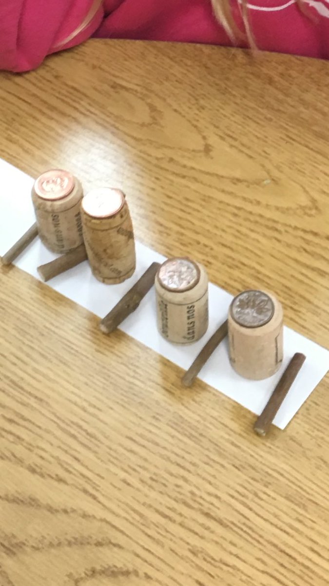 Snap cubes are great, but our FDK students can make patterns with lots of other materials as well!  #SCDSBmath <a href="/acfleet/">Admiral Collingwood</a>