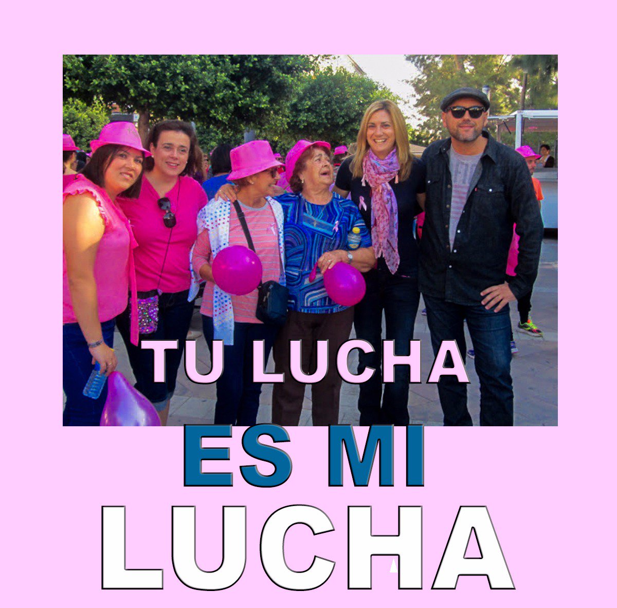 Patriciaflopez's tweet photo. Ayer, hoy y siempre, estamos a tu lado👉 #TuLuchaEsMiLucha   #DíaMundialdelCáncerdeMama  #súmatealrosa 👩🏻👱🏻‍♀👩🏽👩🏼👵🏻
https://t.co/qdsM9mKbn7 https://t.co/TKH01UI9aI
