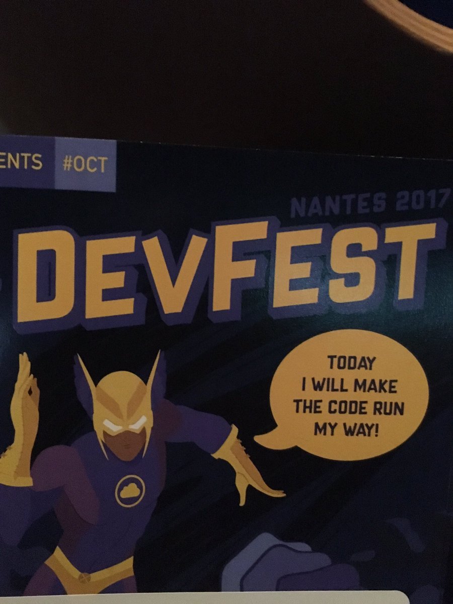 investnantesSN's tweet photo. Le #devfest ça commence aujourd'hui et pour 2 jours à #Nantes ! Toute la communauté des #développeurs est présente ! #BeACoderBeAHero ✌️ https://t.co/VmfgWpIAgD