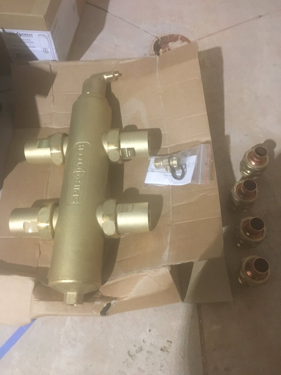 RangeHeating's tweet image. Looking forward to installing my first @SpirotechUK #Spirocross quickly delivered by @viessmanndirect direct to site #heating #pipes #LLH