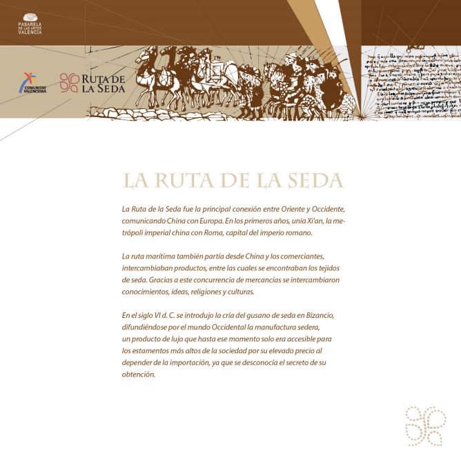 GVAturisme's tweet photo. Coneixes l'origen de la #RutadelaSeda? A les 11h @FraColomer presenta la III edició de @ArtesVlc on s'exposarà la història d'aquesta ruta https://t.co/uvS0EaKVIj