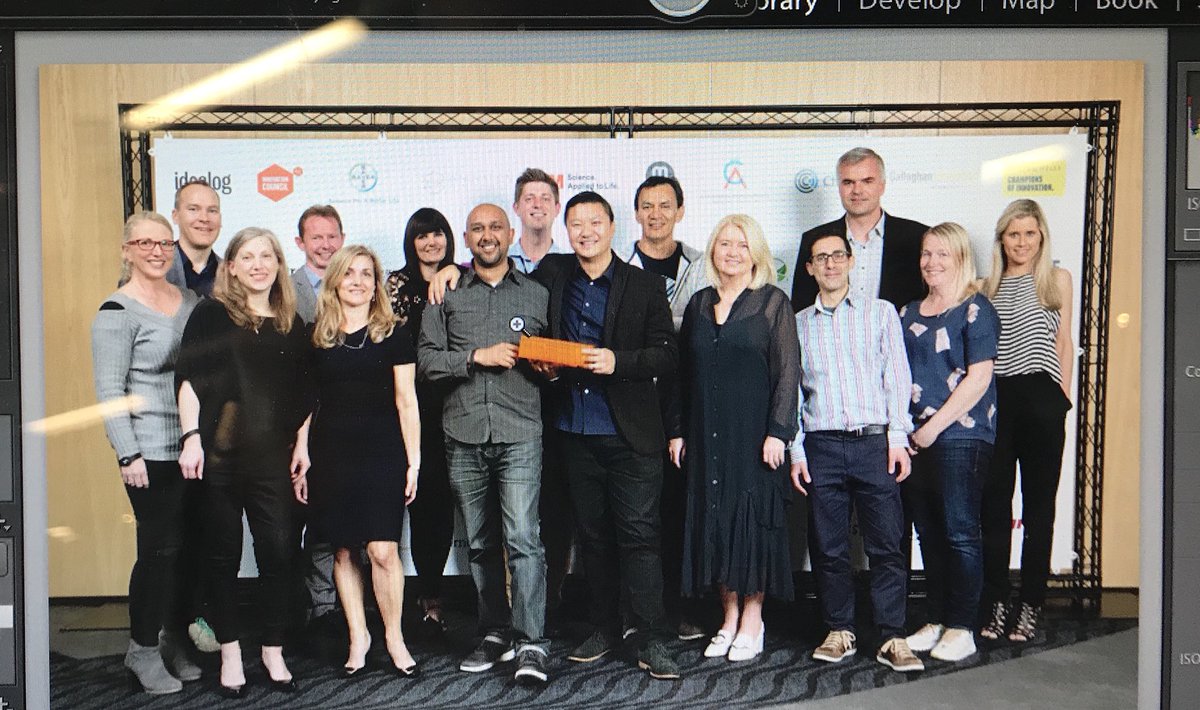 tomwallis's tweet photo. Winners!! #airnz #NZInnovationAwards https://t.co/8TkJrf2tVe