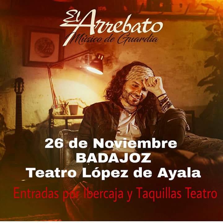 🔊26 de Noviembre BADAJOZ "Teatro López Ayala"#Conciertazo <a href="/arrebatoficial/">Javier Labandon El Arrebato</a>  #tourmusicodeguardia ¿te vienes?
#ElArrebato #OnTwitter