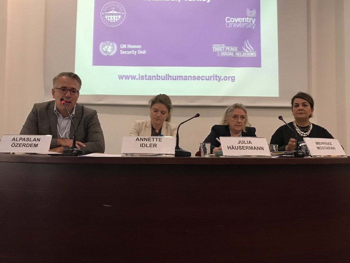 tendaiwo's tweet photo. 2nd day #ihsc2017 Roundtable- role of int.orgs in human security @AlpOzerdem @Prof Hausermann @Dr A.Idler @Ms Mostafavi https://t.co/HmrQBJD3QO