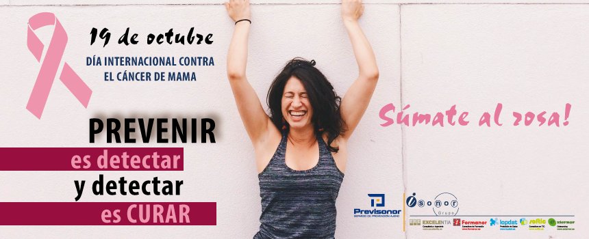 Previsonor's tweet photo. La detección precoz es clave para vencer el cáncer de mama #TuLuchaEsMiLucha #DíaMundialDelCáncerDeMama #SúmateAlRosa https://t.co/iML59t1toZ