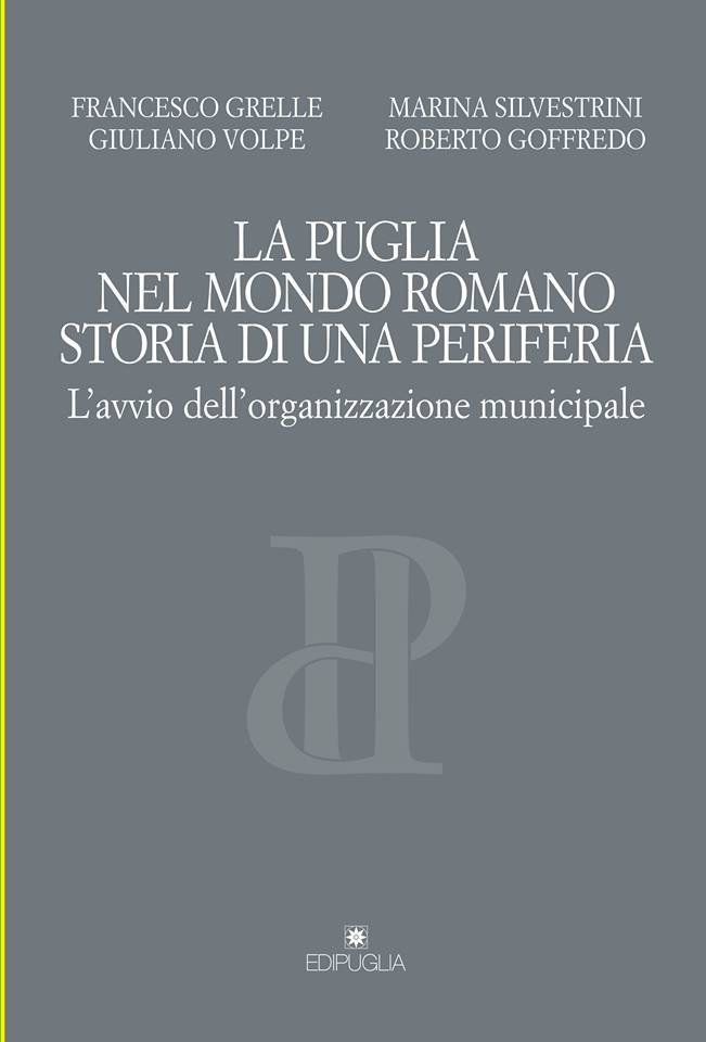 PROSSIMA USCITA 📖
"La Puglia nel mondo romano. Storia di una periferia. L'avvio dell'organizzazione municipale" #Edipuglia