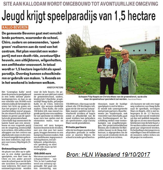 NVA_Beveren's tweet photo. Jeugd krijgt speelparadijs van 1,5 hectare 
@FKegels https://t.co/VYO4nlWI7B