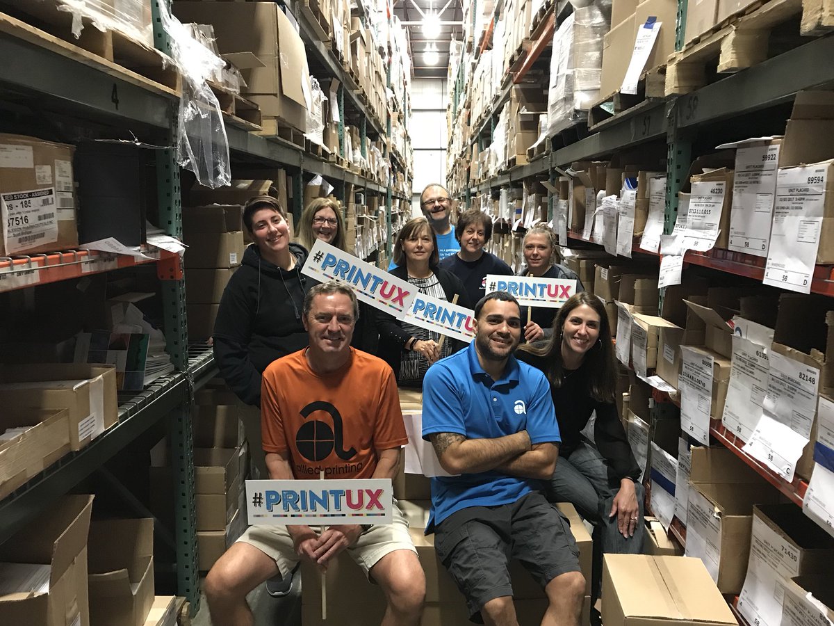 AlliedPrinting's tweet photo. “We fulfill your printing needs.” #fulfillment #IPD17 #PrintUX #thealliedway https://t.co/gG3deTSClS