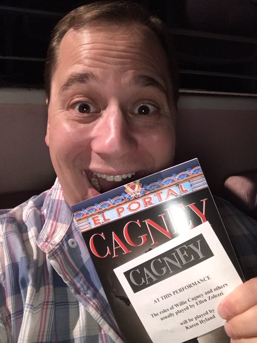 At <a href="/CagneyMusical/">Cagney The Musical</a> tonight! And #KarenHyland is on! Yes!!!