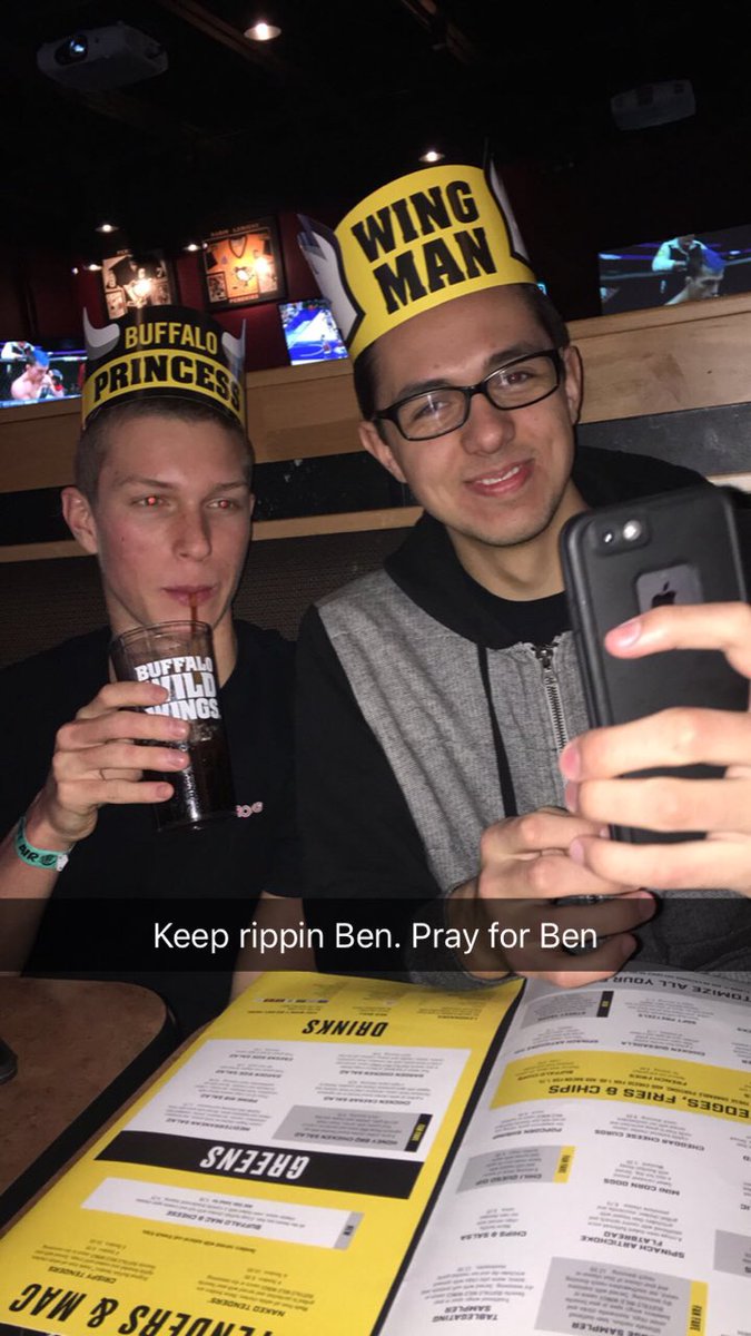 zachwthompson10's tweet photo. Everybody pray for Ben and his family #keeprippin https://t.co/ClmM1f44ZG