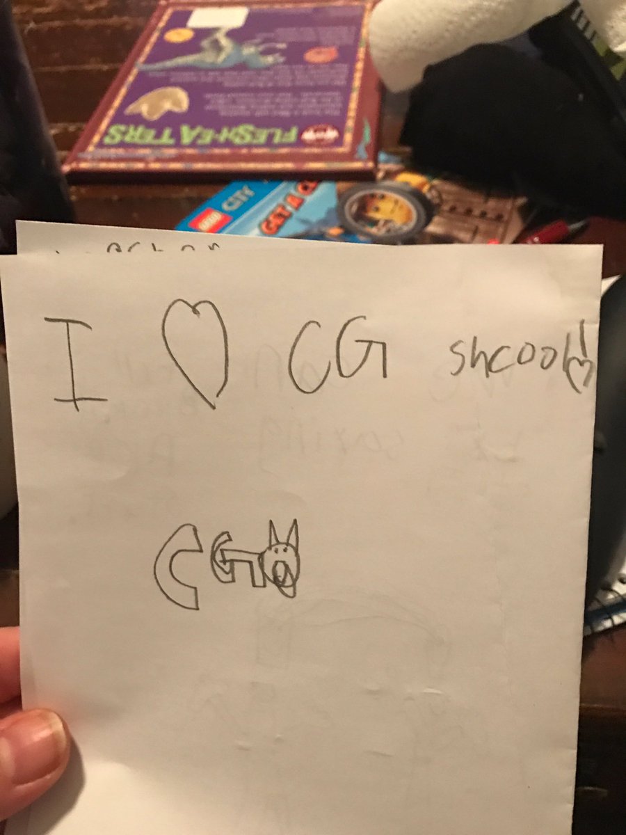 MrsZimon's tweet photo. Well I feel we are doing something right @ChristinaGFMPSD when I see this from a #Pawsome grade 2 cougar #cgcares #bucketfillers #CGrocks https://t.co/hCA8MkqHAv