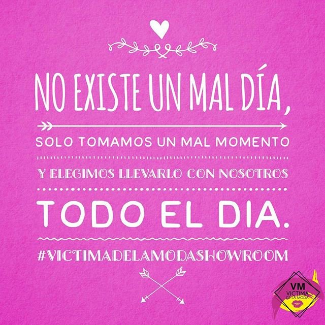 NikytaNipone's tweet photo. Reposting @victimadelamodashowroom:
Hola bellasโผ๏ธ๐๐ป๐น#Frases #FraseDelDia #FrasesQueInspiran #VictimaDeLaModa #Showroom #RamosMejia ๐ https://t.co/QJ0WZ2X2vz