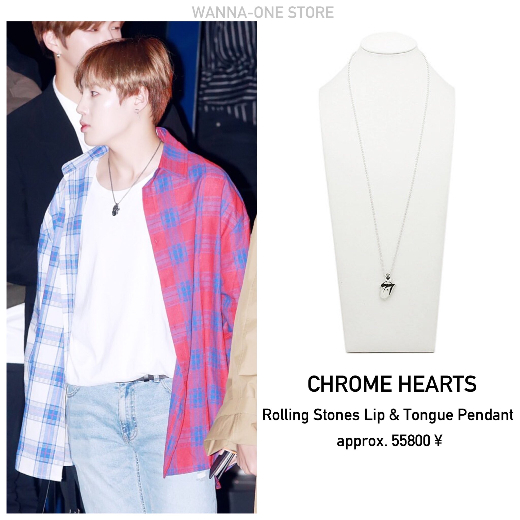 Chrome Hearts & Rolling Stones ネックレス Chrome Hearts X Rolling Stones Black Diamond Pendant – akaibu.co