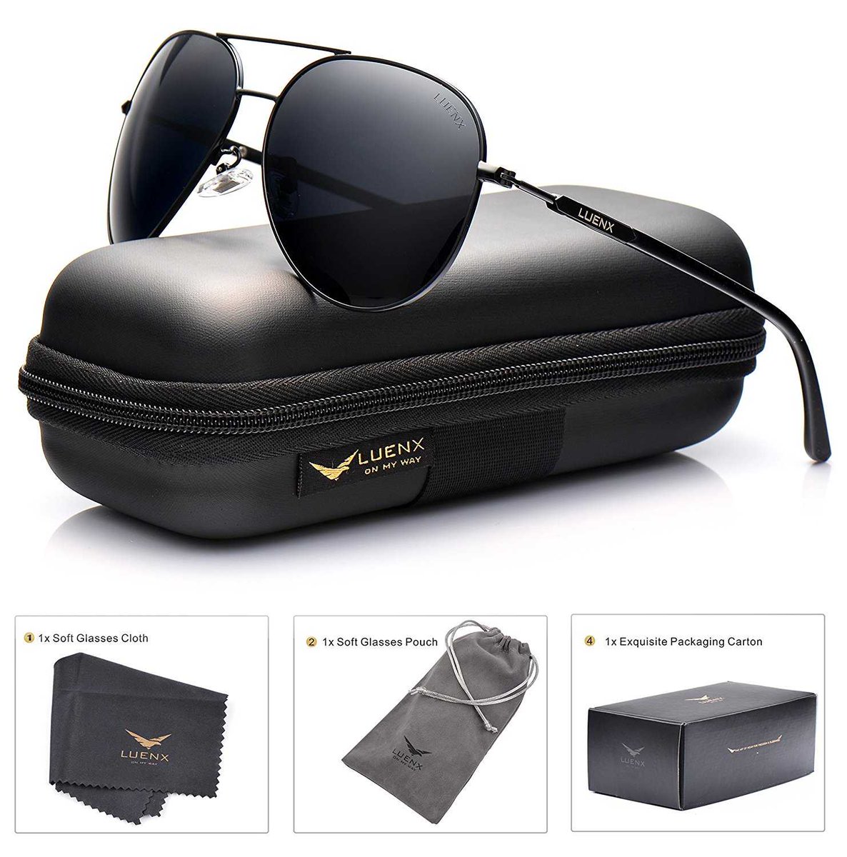 GR8ProWorkshop's tweet photo. 73% discount #LUENX #sunglasses #sale LUENX Men Aviator Sunglasses Polarized Women - UV 400 with case 60MM https://t.co/386DQKSvTi https://t.co/wxA4VvF4JL
