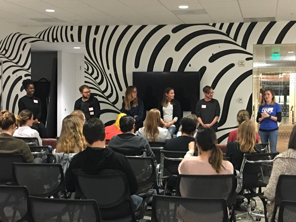proxipetal's tweet photo. Inspiring talk and panel during the Women Who Code networking night at AKQA! https://t.co/6SiDTY3KQs