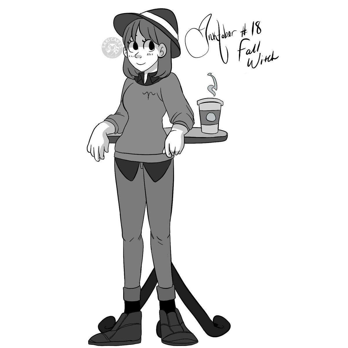 Sakicakes's tweet photo. #InktoberDay18 from my Witch Prompt~ #FallWitch
#inktober2017 #Inktober #INKTOBER17 #witchtober #october #digitalart #Digital https://t.co/1sIwpkFyCl