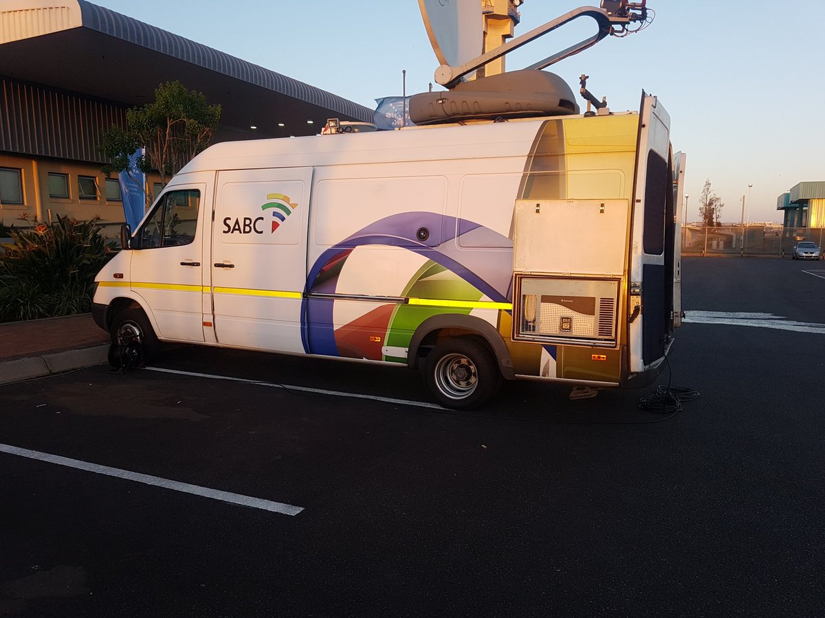 ATNSSA's tweet photo. SABC TV OB van on-site @ the globally acclaimed ATNS ATA near OR Tambo International Airport #ORT100 #ATNSSA https://t.co/LzR2PmRkHj