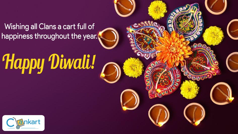 clankartTeam's tweet image. Wishing all a &quot;Shubh Diwali&quot;
#HappyDiwali #FestivalOfLights #Clankart