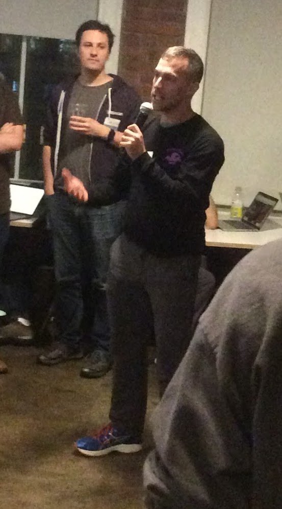 nuncle's tweet image. .@sfpythonnmeetup: Project Night At @Yelp w/ @_grace_law, @simeonfranklin, @grepdisc #SFPython